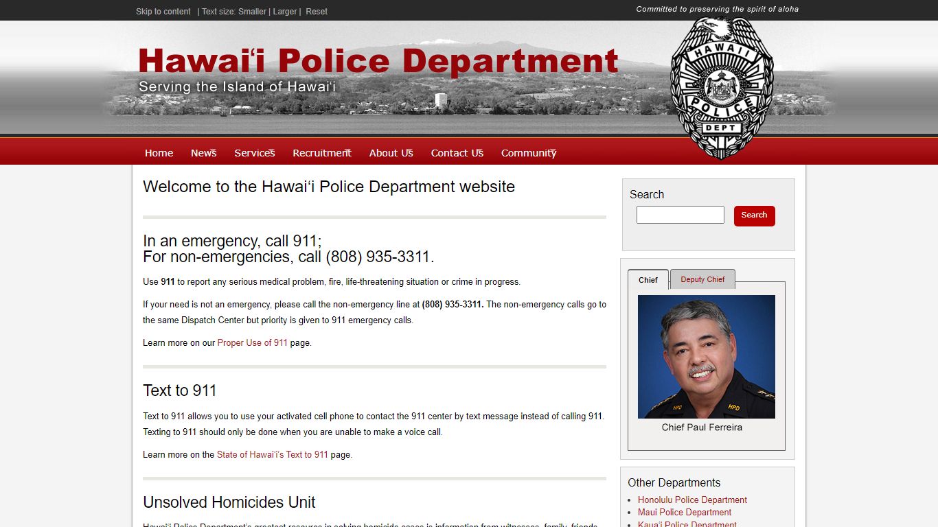 Hawaii Police Department